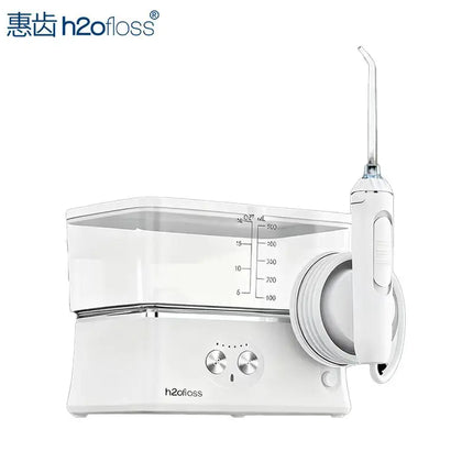 H2ofloss Tabletop Portable Water Flosser for Teeth Dental Oral Irrigator Dental Water Jet High Pressure Cleaning Mouth Washing