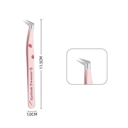 Eyelashes Tweezers Stainless Steel For Lashes Extension Supplies Makeup Tools Nail Art Accessories Rhinestone Picker Tools