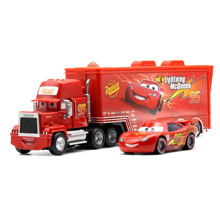 Disney Pixar Cars And Trucks Toy Set Lightning Mcqueen Mike Uncle The King Cruz 1/43 Diecast Model Trucks NEW YEAR Gift for Kids