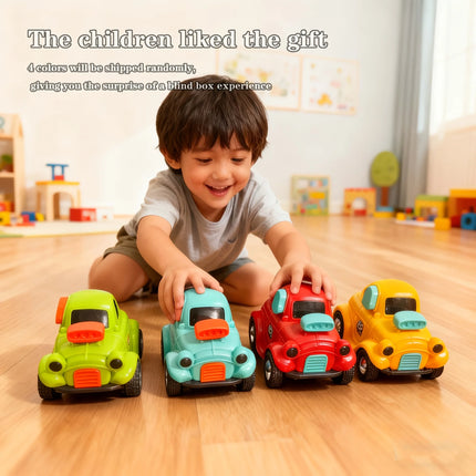 Inertial Toy Car for Kids | Rotating Accessory | 4 Styles & Random Color Shipment | Early Educational Toddler Vehicle.