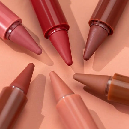 Twist Up Lipliner Sexy Lipstick Pen Multipurpose Powder Blusher Velvet Matte Waterproof Lip Contour Non Stick Cup Lip Rouge