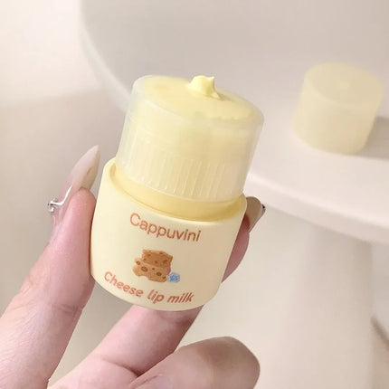 Moisturizing Lip Cream Rotatable Paste Repair Lip Lines Long-lasting Moisture Hydrating Makeup Base Lip Balm Care Treatment 12g