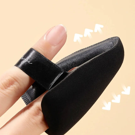 Black Triangle Powder Puff Facial Makeup Sponge Soft Velvet Cosmetics Puff Mixer Beauty Foundation Make-Up Sponge Makeup Access
