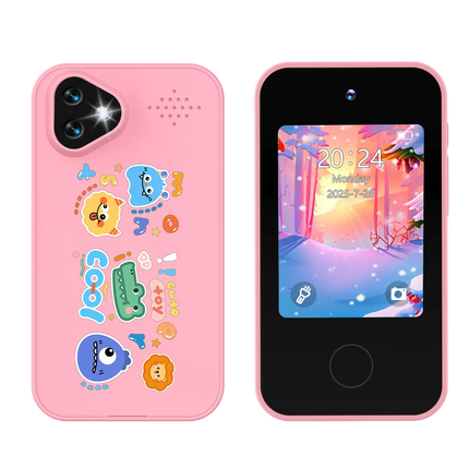 Kids Smart Phone Toy Dual Camera 1080P HD Educational Game Music Player Safe Mode Early Learning Toy Birthday Gift For Boys Girl
