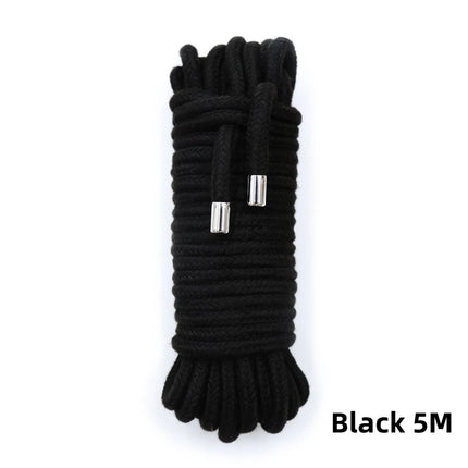 5M/10M/20M Shibari Accessory of Handcuffs Bondage Cotton Rope for Men Woman Fetish Slave Role Play Binder Restraint Touch Tie Up