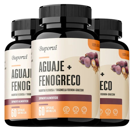 Aguah + Fenugreek - Promotes Overall Health and Well-being, Balances Hormones, and Replenishes Energy, Non-GMO