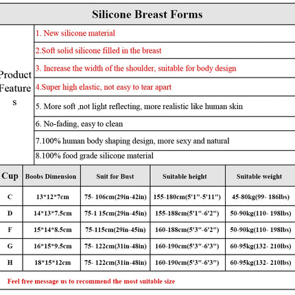 Eyung H Cup Silicone Breast Forms Fake Tits Enhancer For Crossdresser Drag Queen Fake Boobs Tits Breastplate Male To Female Sissy
