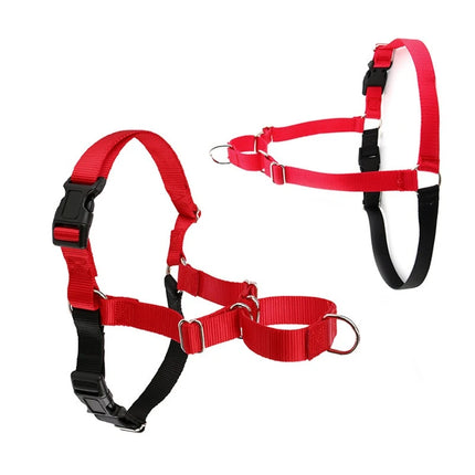Medium Big Dogs Vest Harness Anti Break Solid Nylon Chest Traction Durable Husky Adjustable Walking Training Pet Accessories