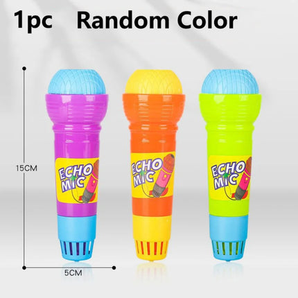 Funny Kid's Echo Microphone Toys No Batteries Required Physical Echo Musical Early Education Toys Enlightenment Portable