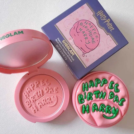 Cute Blusher Peach Milk Pink Cream 3D Embossed Girl's Blush Natural Cheek Tint Brighten Waterproof Matte Face Contouring Blush