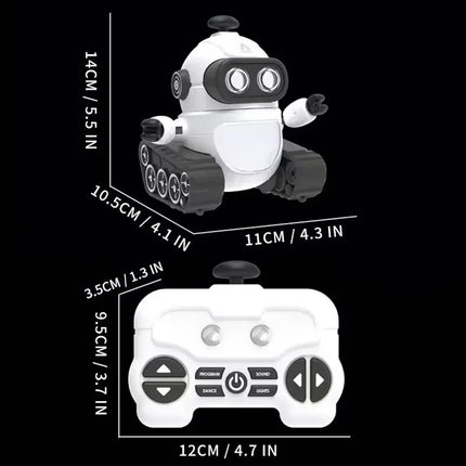 2.4G Remote Control Robot Dance Move Programable Colorful LED Lights Music Song Play Play Smart Robot Toys Kids Gift Christmas