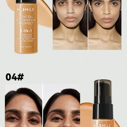 Matte Liquid Foundation Oil Control Pre-makeup Concealer Bb Cream Natural Long-lasting Face Base Foundation Professional Makeup