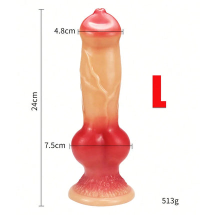 Huge Animal Dildo Anal Plug Sex Toy for Men Women Adult Supplies Large Butt Plug Dog Dildos with Suction Cup Vaginal Masturbator