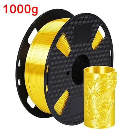 Silk Filament PLA 1.75mm 1kg/500g/250g 3D Printer Filament For Printing Toys Shiny Smooth PLA+ Gold Silver Red Blue High Speed
