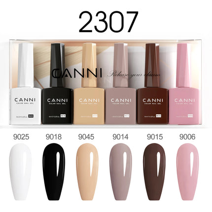 CC8 New Kit CANNI 9ML Nail Gel Polish HEMA/TPO FREE 30pcs Color Gel Pigment Professional Long Wear Top Coat Gel Varnish Set