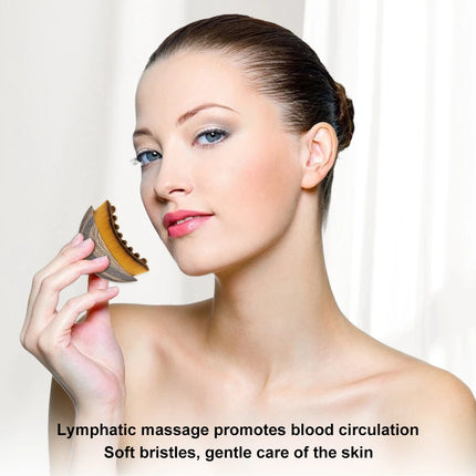 Lymphatic Contour Face Brush Dry Brushing Face Brush Lymphatic Drainage Massager for Face Chin Sculpting The Skin Relief Fatigue