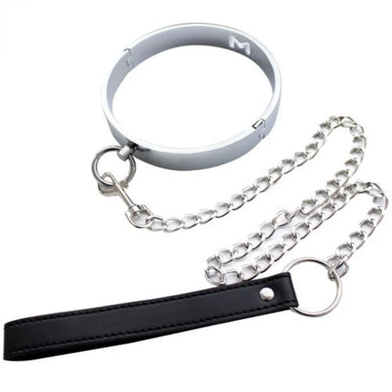 Manyjoy Metal Steel Bondage Cuffs Collar Handcuff Ankle Wrist Cuff Shackl Slave Sex  Restraint Necklace Sex Toys for Couple 18+