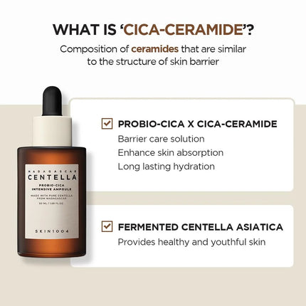Korean Skin1004 Madagascar Centella Probio-Cica Ampoule Serum  Facial Essence 95ml Skincare Original Products