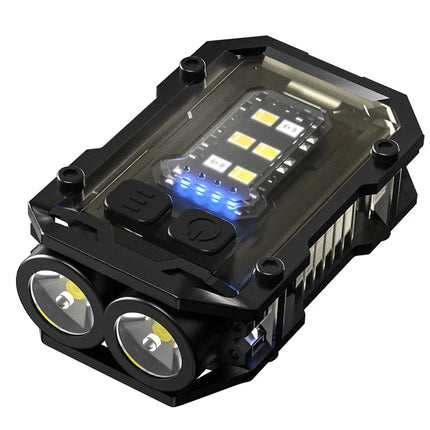 1200MAH Rechargeable Pocket Flashlight Portable Side COB Torch with Clip Tail Magnet Light 7 modes Outdoor Camping Lantern Send