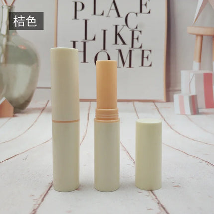 500PCS Colorful Reusable Empty Lip Balm Tube DIY Lipstick Lip Wax Tube Lip Gloss Container With Cap For Girls