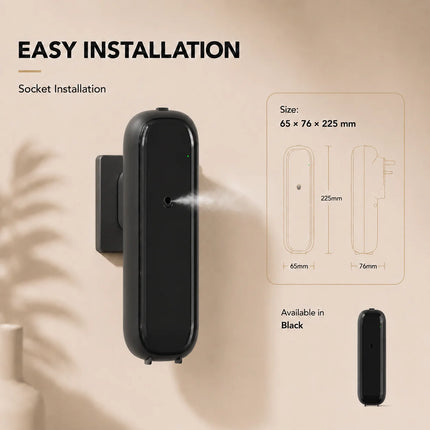 NAMSTE Smart Bluetooth Aroma Diffuser Machine Wall Mounted  Waterless Plug in Scent Machine for Home Office Bathroom Corridor