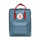 16L / Gray blue wine red ribbon