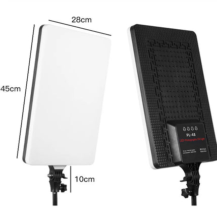 Big Size Fill Lamp Light Photo Studio LED Video Panel Photography Lighting With Tripod Stand Long Arm EU Plug For Live Stream