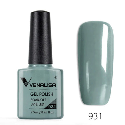 Venalisa Nail Gel Polish Semi Permanent Salon Quality TPO Free Glitter 7.5ml Soak off UV LED Nail Gel Varnish