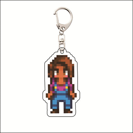 Stardew Valley 5cm Acrylic keychain Cute Desktop Ornament Collectible  Gift in Stock Action Figure Toy Accept customization