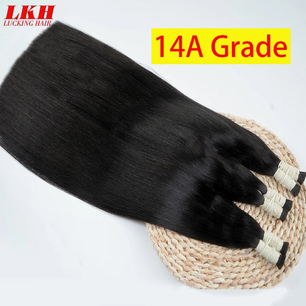 Virgin Real100% Human Hair Bulk Extension black 613 Blonde Hair Bulk 12a Weaving For Braiding Unprocessed No Weft Straight Hair