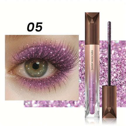 1pc Colored Mascara, Pearlized Fine Shimmer, -Easy to Apply, Non-Clumping, Volumizing, Lengthening & Curling Mascara