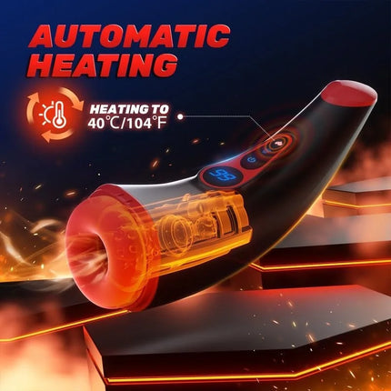Automatic Sucking Heating Vibrating Male Masturbator Cup Sex Toy for Men Penis Pump Male Masturbators Masturbation Tools 18+