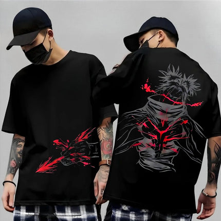 Anime Gojo Satoru Jujutsu Kaisen Printed T-shirt Men's and Women's T-shirt Men's Top Sports T-shirt Men's T-shirt Summer Tee New