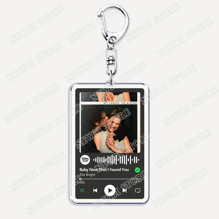 Hot TV Off Campus The Mixtape Keychains Into You U+Ur Hand Music Songs Keyings Jewelry Elle Kennedy Garrett Graham Fans Gifts
