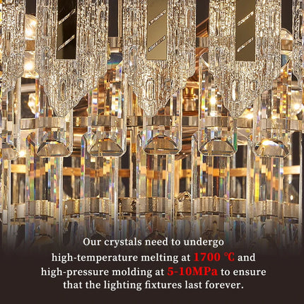 Crystal Hanging Lamps for Living Room Chandelier for Dining Room French Large Nordic Bedroom HQ Ceilling Light Pendant Lamp