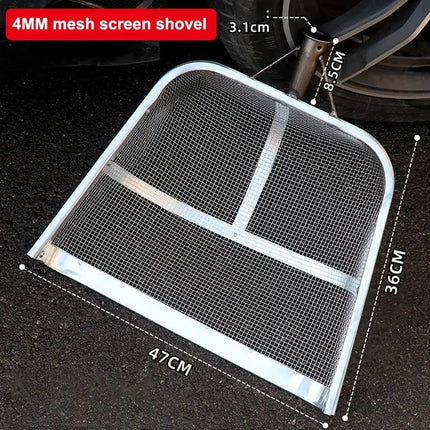 [C] 1Pc Metal Soil Sifting Mesh Easy Grip Effectively Captures Sand Rocks Compost And Wood Chip Farm Tools Garden Tools