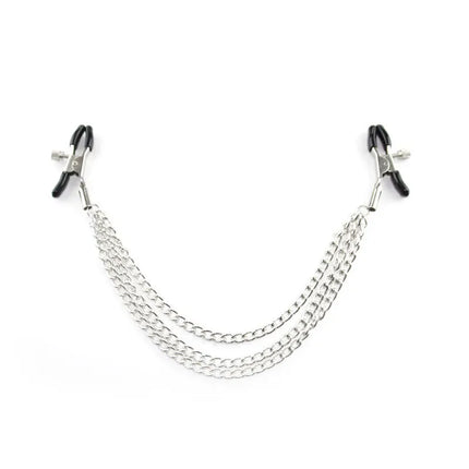 Metal Bell Nipple Clamps Nipple Clip with Chain Clips Flirting Teasing Sex Bondage Bdsm Masturbation Exotic Accessories Sex Toys