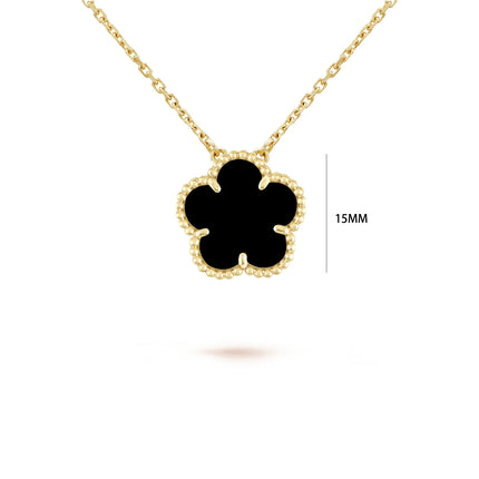 Hot Sale Premium 15mm Natural Stone White Shell Five Leaf Flower Bracelet Gold Silver Lucky bangle For Women Girls Party Daily