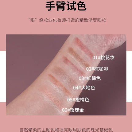 Double Color Eyeshadow Stick Gradient Shimmer Cream Pen Eye Makeup Cosmetic Eyeshadow Stick Korean Makeup