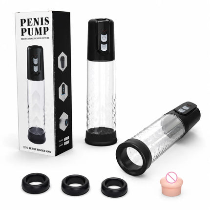 Electric Penis Pump Penis Enlargement Sex Toys Vacuum Pump for Men Extend Pump Penis Extender Male Masturbator Dick Adult Goods