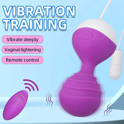 Wireless Remote Control Vaginal Ball Vibrator 10 Speeds Kegel Ball Vibrating Eggs G Spot Stimulator Vibrators Sex Toys for Women