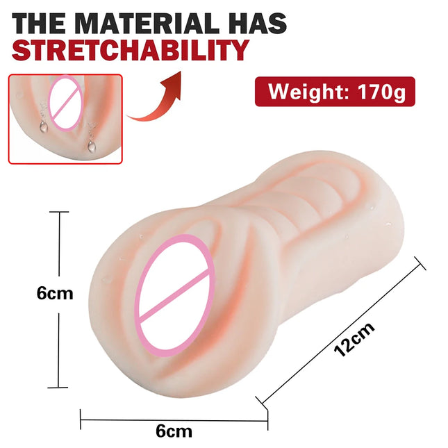 3D Realistic Male Masturbation Pussy Sex Vagina Real Men Pussy Sextoy for men masturbstor adult Blowjob Sex Products Stimulate