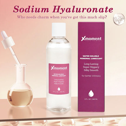Water-Based Lubricant Safe Vaginal Anal, Wash-Free Long-Lasting Lube for Couples, Adult Erotic Tools Compatible Condoms 18+
