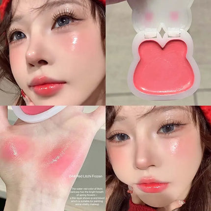 Cappuvini White Rabbit Water Glossy Cream Clear Moisturizing Blush Cream Multi-purpose Ointment Vitality Rouge