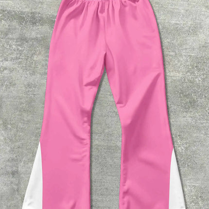Y2k Flared Pants Men Loose 3D Print Trousers Casual Sweatpants Mid Waist Sporty Female Clothes Streetwear Hip Hop Vintage Pants