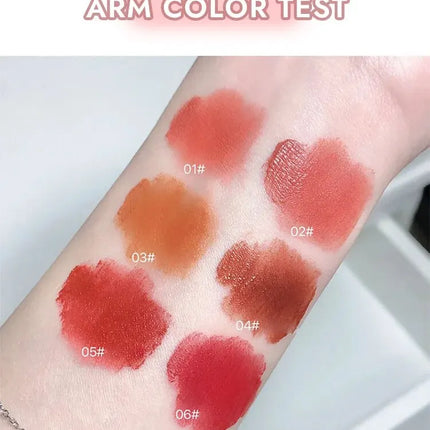 Cute Bunny Lipgloss Matte Velvet Lip Clay Long-lasting Color Non-drying Gege Bear Rabbit Lip Glaze