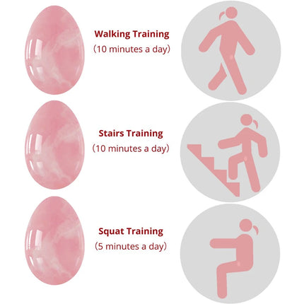 3/4PCS Jade Egg Mix Yoni Egg Set Natural Jade Eggs Women Kegel Exerciser Yoni Wand Jade Massager Vaginal Muscles Tightening Ball
