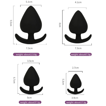 Anal Plug Sex Toy For Men Women Anal Training Clitoral Massager G Spot Stimulation Butt Plugs Adults Erotic Sex Toys for Couple