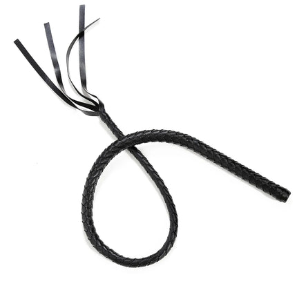BDSM Leather Bullwhip Snake Whip Long Spanking Paddle Slave Role Play Fetish Gear Bondage Restraint Adult Sex Toy for Women Men