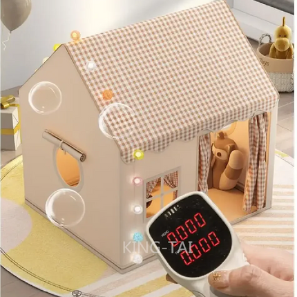 Kid Toys Tent Princess Castle Play House Cubby Children Small House Folding indoor Play tent Baby Tent Solid Frame No Light Ball
